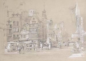 Rue De Paris, Havre by Caleb Robert Stanley