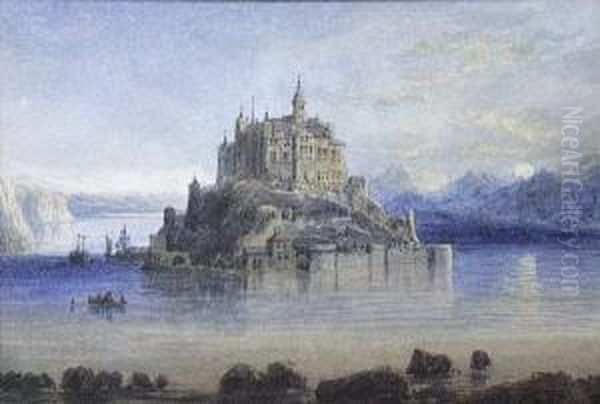 Castle On The Rhine,
Together With Another Landscape By Edwin Earp (2) - view 1