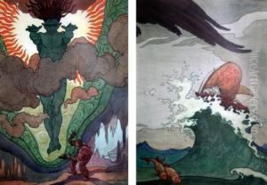 Sinbad The Sailor & Aladdin by Sidney Walter Stanley