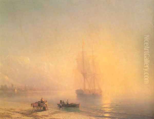 Calm sea by Ivan Konstantinovich Aivazovsky