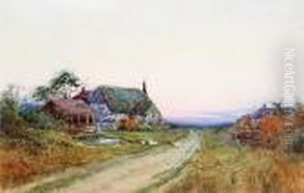 A Cottage At Sunset - view 1