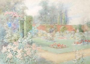 Theold Cherry Orchard, Claydon Park by Lilian Stannard