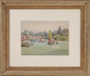 Garden Scene by Theresa Sylvester Stannard