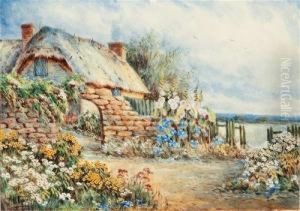 Untitled, Cottage Garden by Theresa Sylvester Stannard