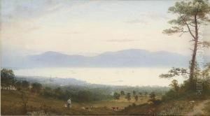 Sunset Over An Extensive Inlet by Anthony Carey Stannus