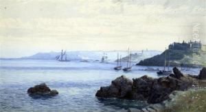 Shipping Off The Coast by Anthony Carey Stannus