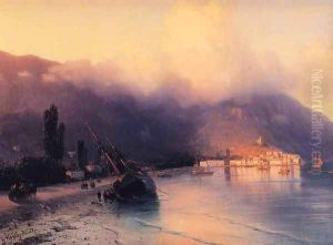 View of Yalta by Ivan Konstantinovich Aivazovsky