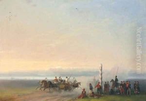 A country track by the Black Sea by Ivan Konstantinovich Aivazovsky