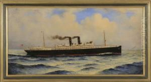 Portrait Of A Morgan Line Steamship