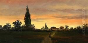 Sunset by Franklin Stanwood