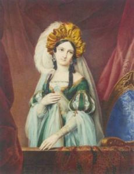 Portrait Presume De La Princesse Mathilde De Wurstenberg - view 1