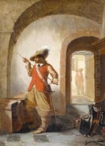The Duel by Julius Josephus Gaspard Starck