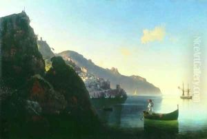 The seashore of Amalfi