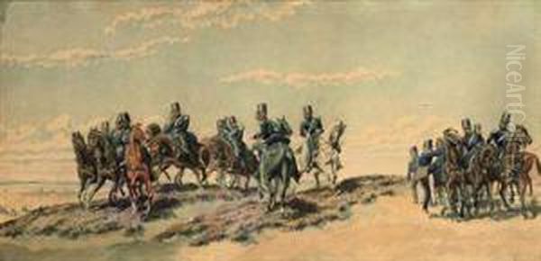Military Maneuvers In The Dunes - view 1