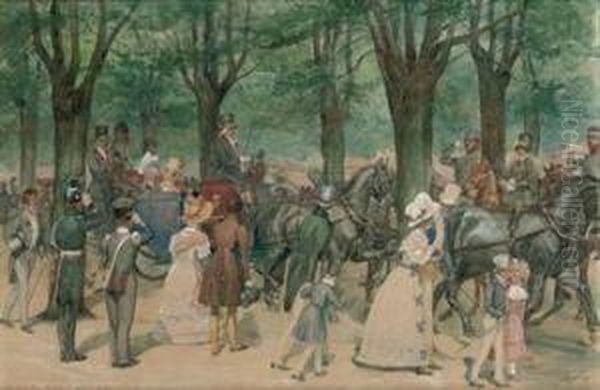 Queen Wilhelmina On A Riding Tour - view 1