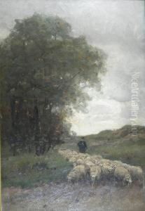 The Herd Coming Home by Elias Stark