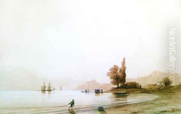 View on rocky coast - view 1