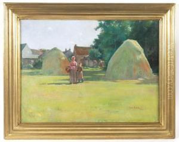 Haystacks With Figures - view 1