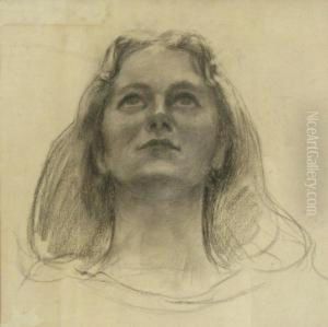 Unsigned, 
Portrait Of Woman by Otto Stark