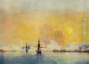 Entrance in the bay of Sevastopol by Ivan Konstantinovich Aivazovsky