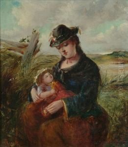 Seated Woman With Young Child Seated Woman With Young Child