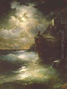 Moonlight by Ivan Konstantinovich Aivazovsky