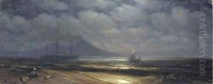 Moonlit view of the Bay of Naples