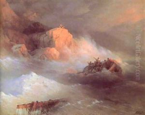 Shipwreck by Ivan Konstantinovich Aivazovsky