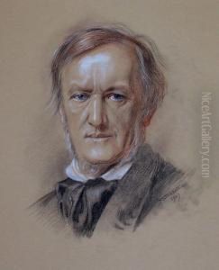 Bildnis Richard Wagner by Franz Stassen