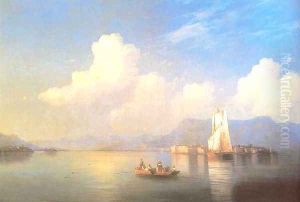 Italian landscape by Ivan Konstantinovich Aivazovsky