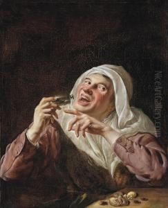 An Allegory Of Taste by Petrus Staverenus