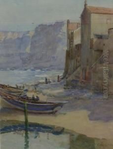 Cobles On The Beach Staithes
