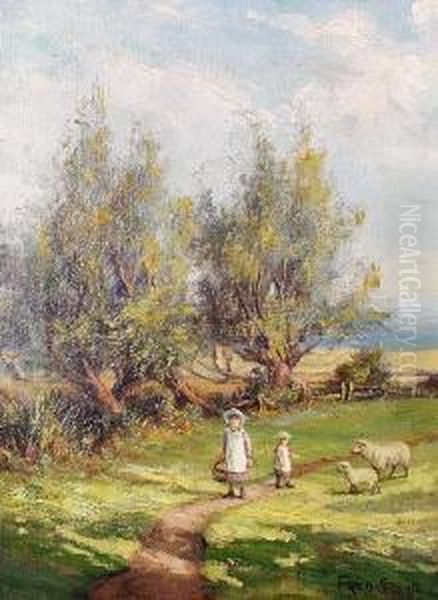 Children On A Country Lane - view 1