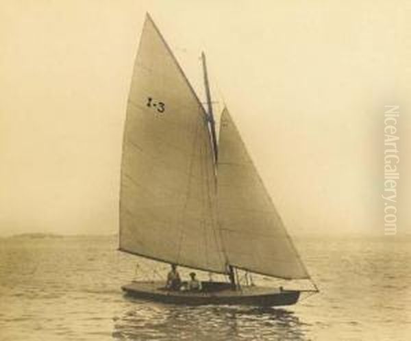 A Whittmore Yacht Of Winthrop, Mass. Probably Off Marblehead - view 1