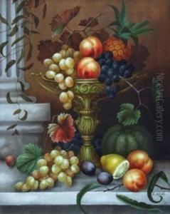 Still Life With Fruit by Edwin Steele