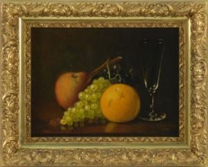 Still Life With Fruit And A Champagne Flute by Thomas Sedgewick Steele