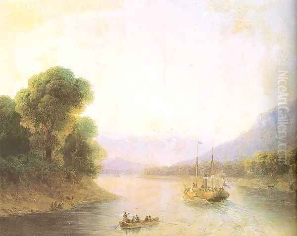 River Rioni Georgia - view 1