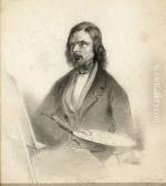 Portrait Of B.c. Koekkoek - view 1