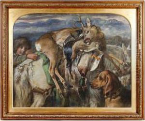 The Hunters Return by Gourlay Steell