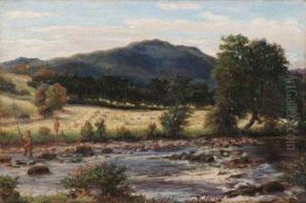 Paesaggio Con Pescatore Al Fiume - view 1