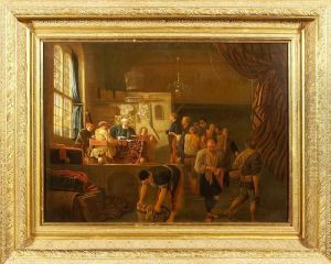 Scena Di Interno Con Figure by Jan Steen