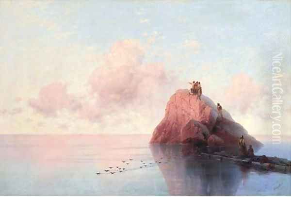 Dawn at sea - view 1