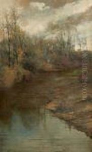 Paesaggio Fluviale by Attilio Stefanori