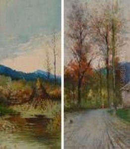 Palude E Strada Di Campagna by Attilio Stefanori