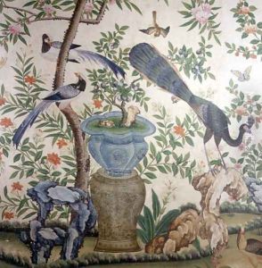 Bird Wallpaper, c.1840 (2) by Anonymous Artist
