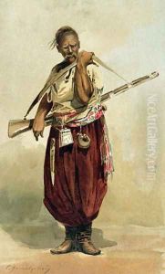 17th century Zaporogue Cossack, late 19th century by Anonymous Artist