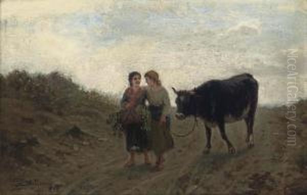 Taking A Cow To Market - view 1