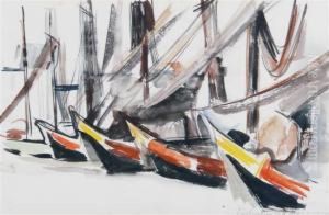Sailboats by Heinrich Stegemann