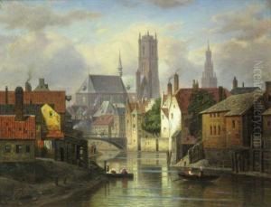 Motiv In Gent by Franz Stegmann