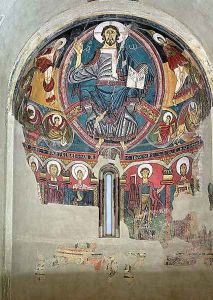 Christ in Glory, from the Church of San Clemente de Tahull, Lerida, Spain by Anonymous Artist